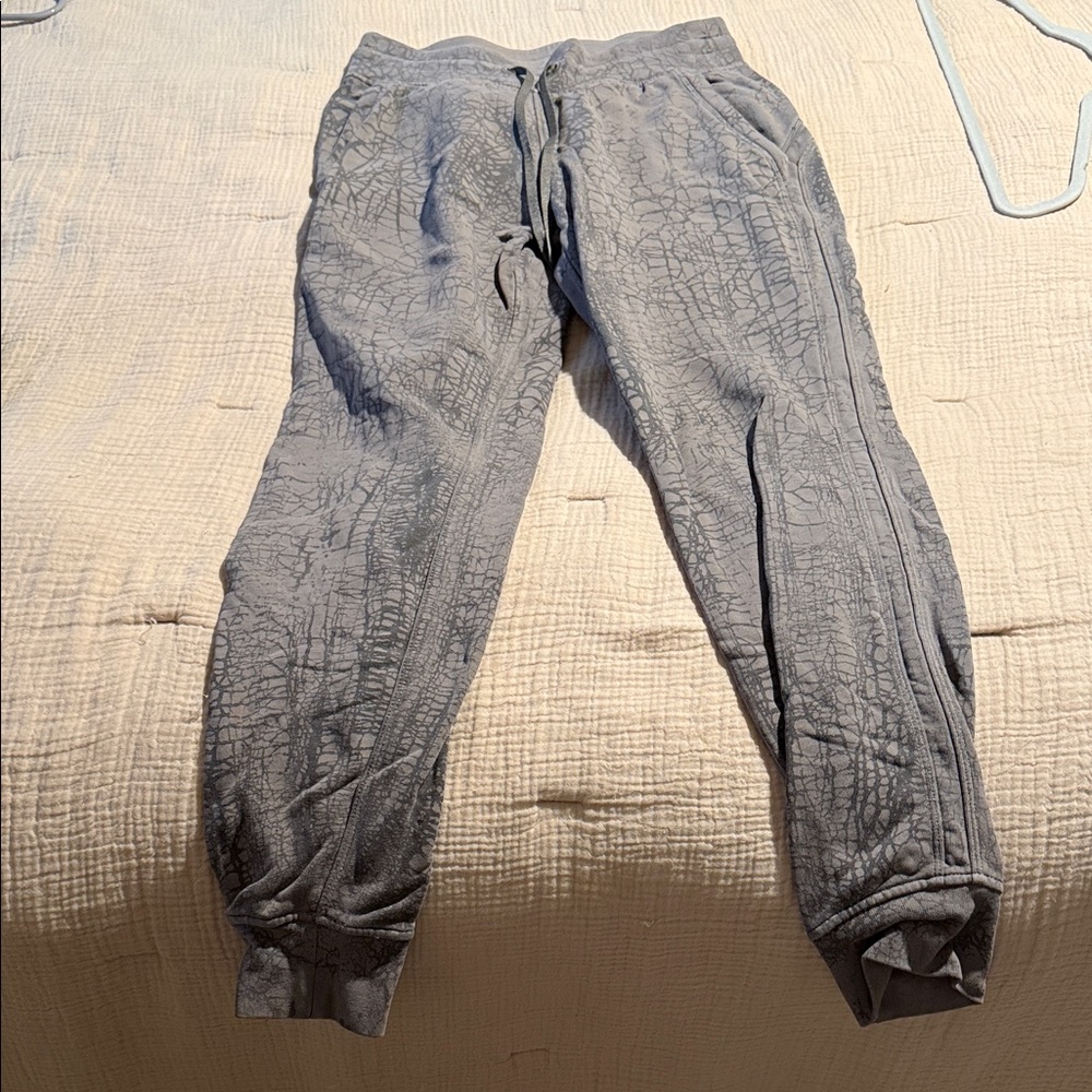 Lululemon Gray Textured Pants